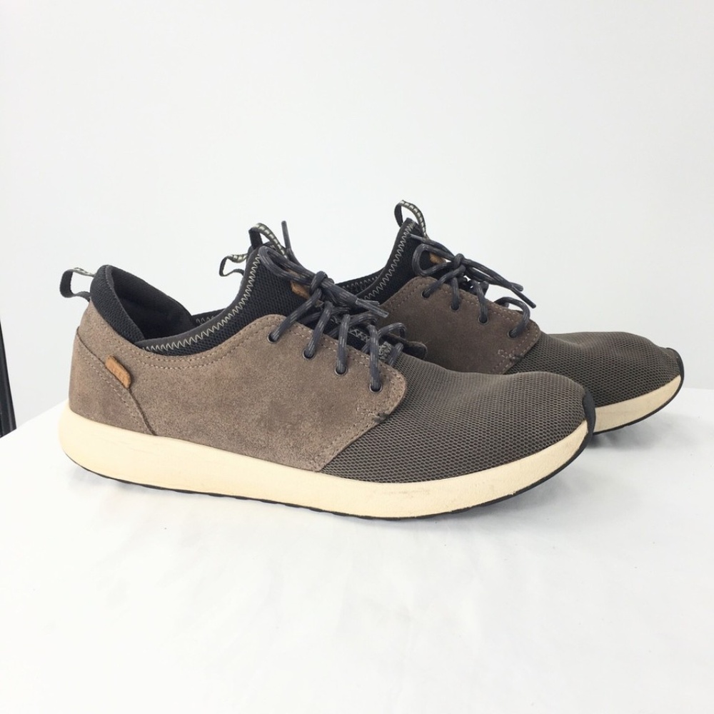 Reef Cruiser Mens Sneakers Casual Sock Lining Brown Lace Up Sz13